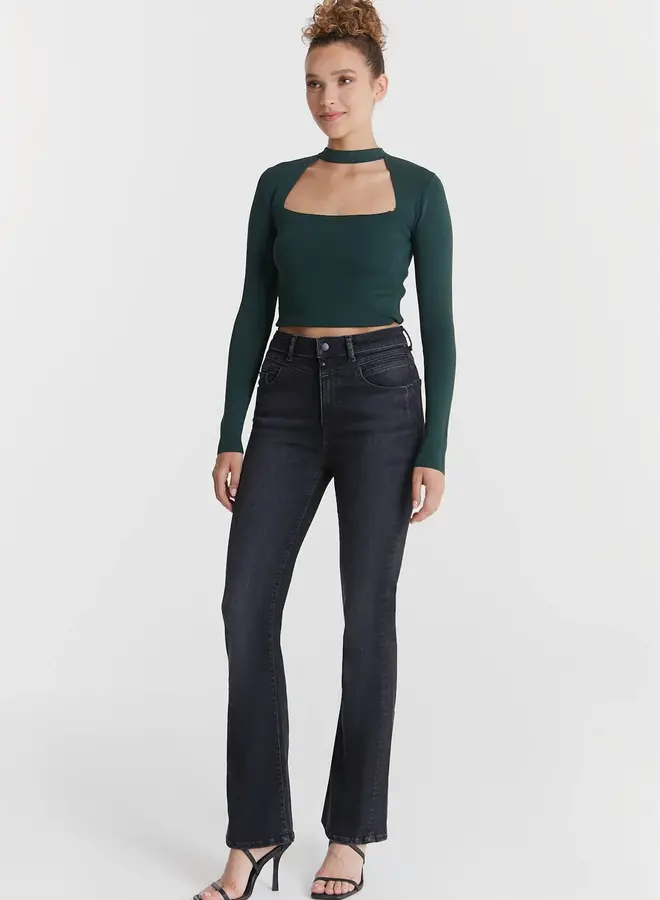 Cup of Joe Flared Jeans Matilda - Black VT