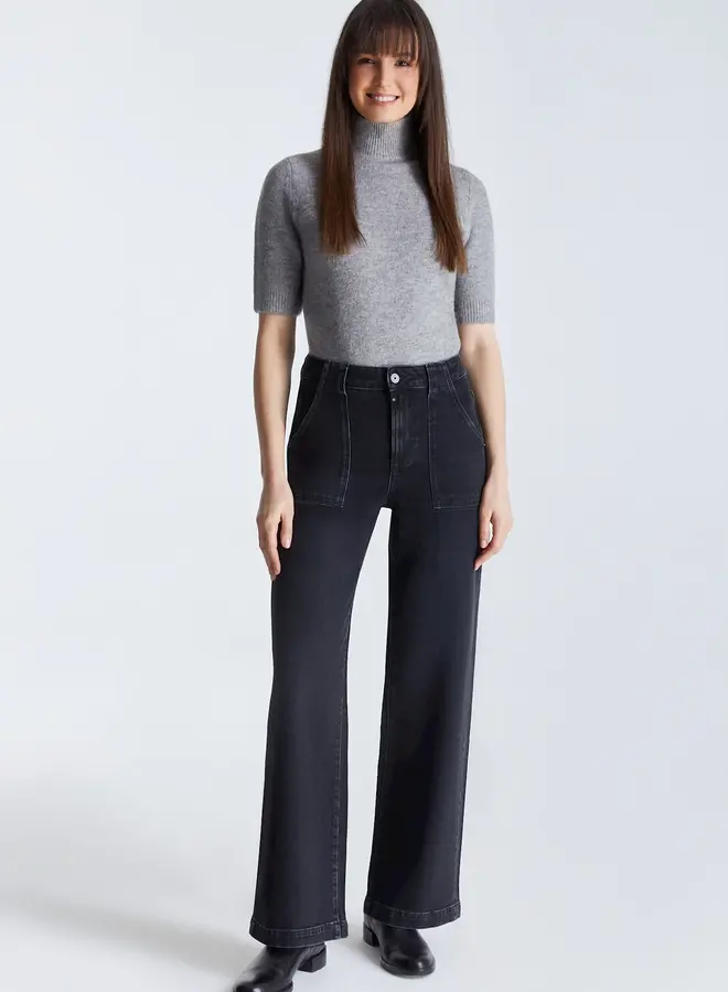 Cup of Joe Loose Fit Jeans Lulu Black VT - Black VT