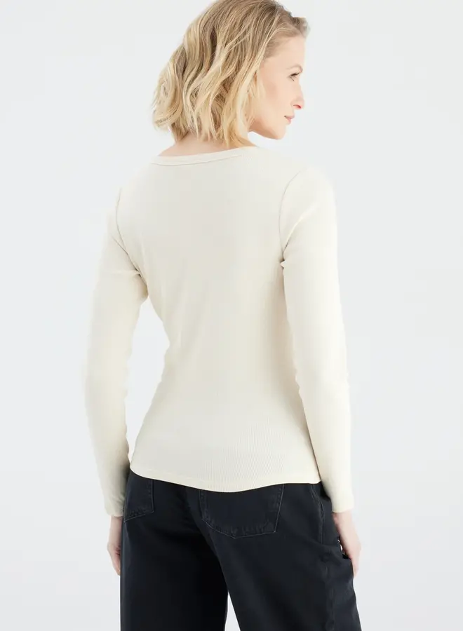 Cup of Joe Long sleeve Dora - Offwhite