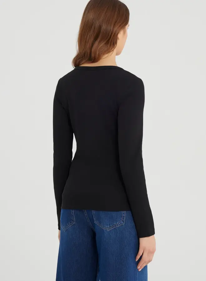 Cup of Joe Long sleeve Dora - Black