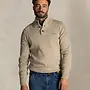 new zealand auckland Half zip trui 25HN475 - 1184 Warm Beige