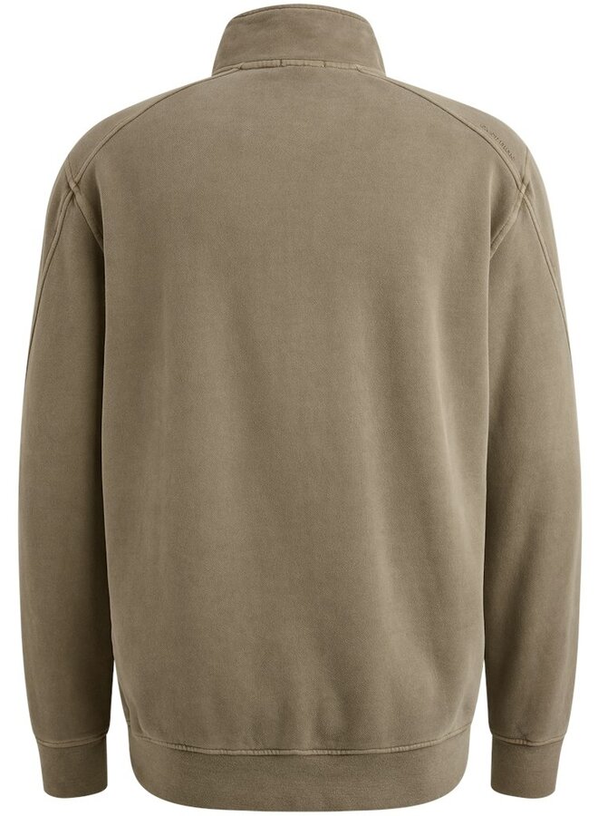 CAST IRON Half zip sweater CSW2508443 - 8025 Brindle
