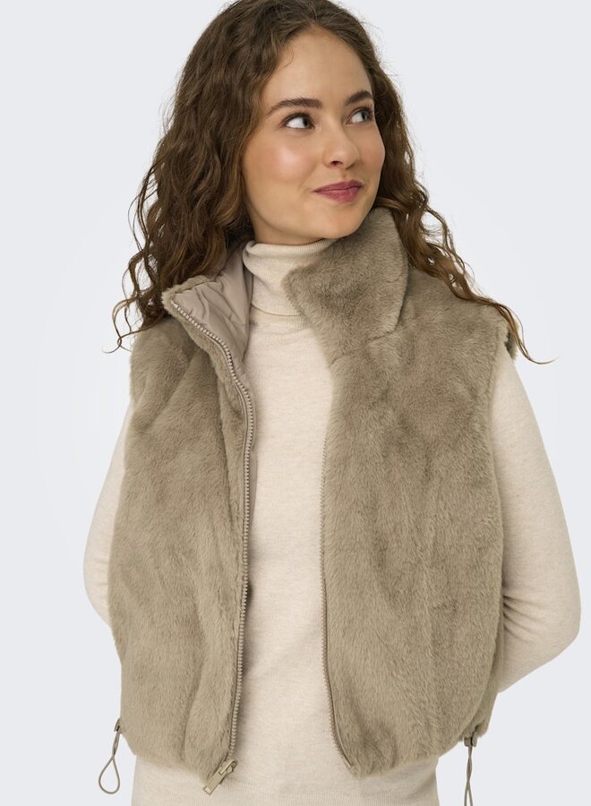Gilet ONLDANA 15348986 - Silver Mink