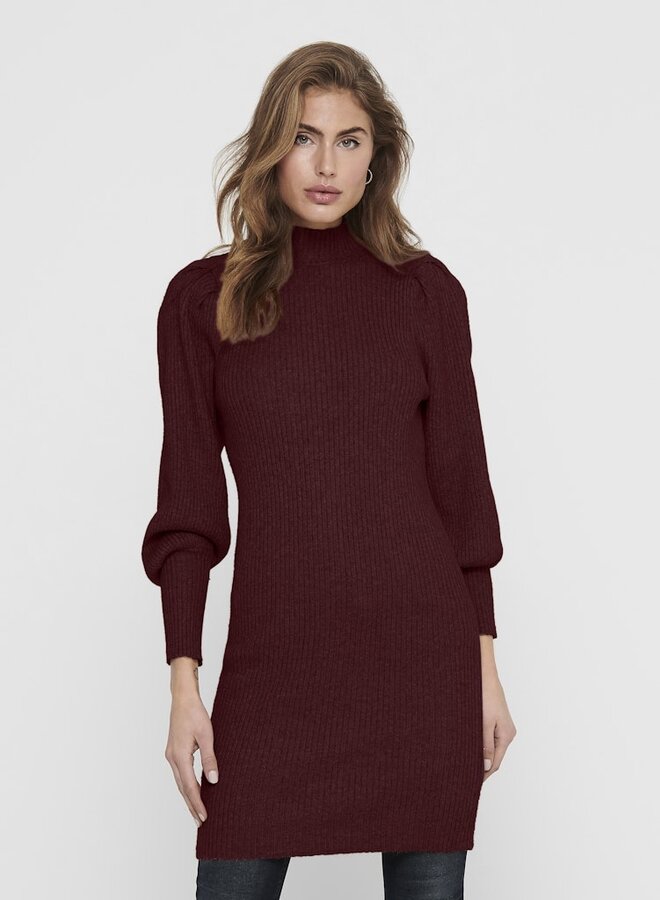 Jurk ONLKATIA 15232502 - Cabernet
