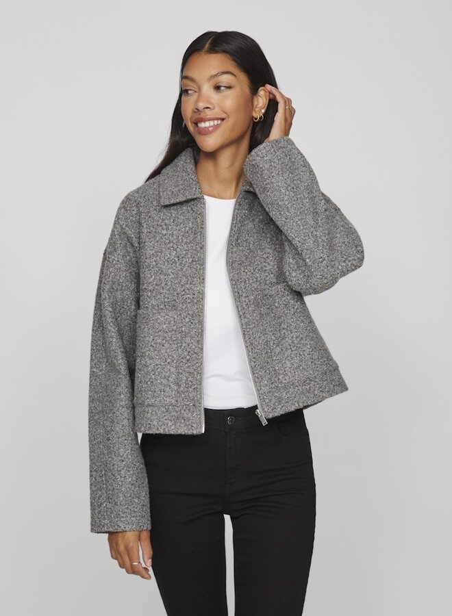 Jacket VIJADAS 14102867 - Medium Grey Melange
