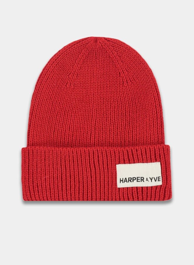 Harper and Yve Beanie AW25NACC01 - 318 Racing Red