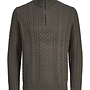 Jack & Jones Half Zip Trui 12283487 - Black Olive