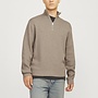 Jack & Jones Half Zip Trui 12259664 - Greige