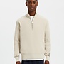 Selected Homme Half Zip Trui 16087985 - Oatmeal