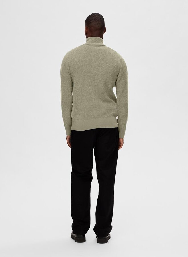 Selected Homme Half Zip Trui 16087985 - Vetiver