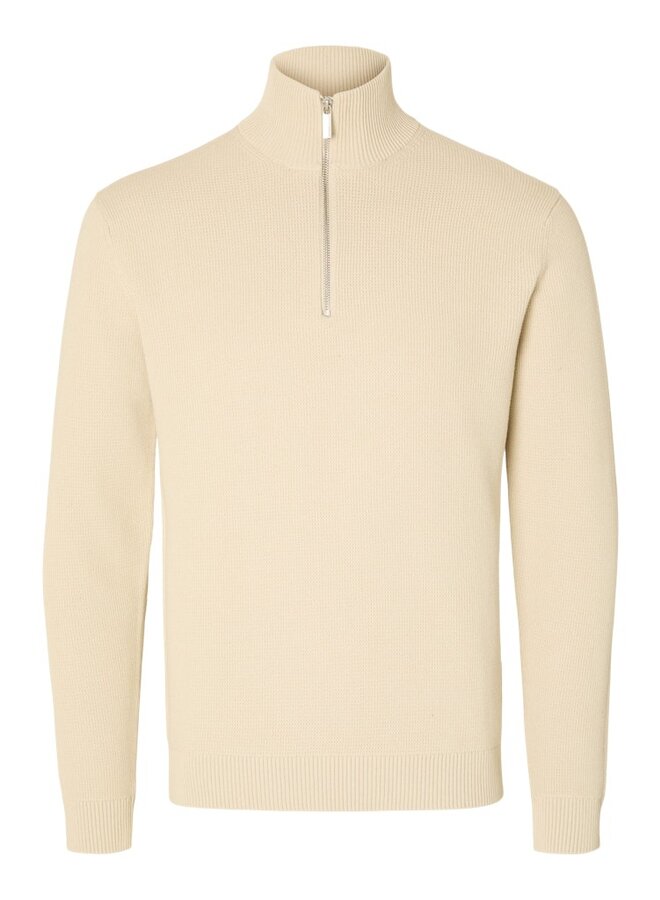 Half Zip Trui 16092601 - Oatmeal
