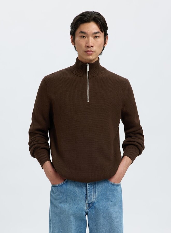 Half Zip Trui 16092601 - Demitasse