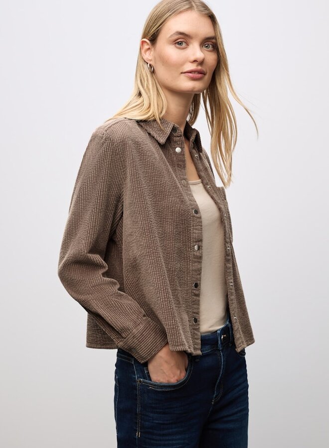 Street one Blouse LTD QR Courduroy Shirtcollar B - 16911