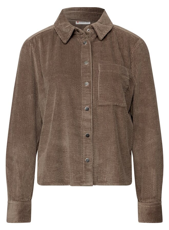 Street one Blouse LTD QR Courduroy Shirtcollar B - 16911