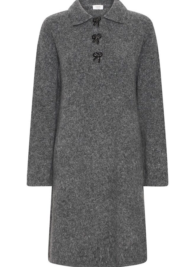 Jurk Byomea 20818078 200456 - Dark Grey Melang