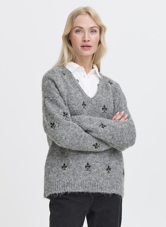 Trui BYMILLERS 20818219 200455 Mid Grey Melange