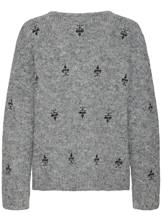 B.Young Trui BYMILLERS 20818219 200455 Mid Grey Melange