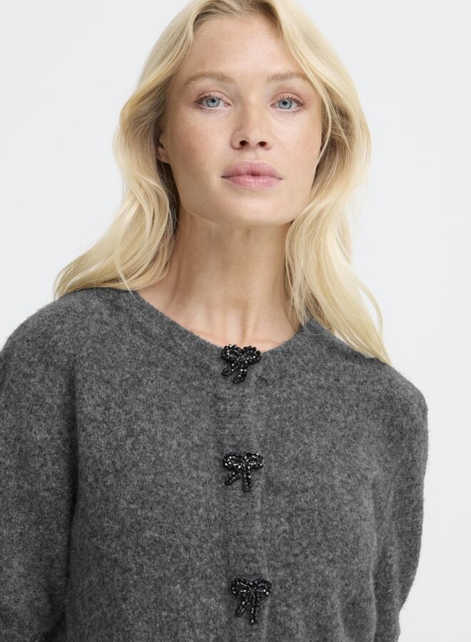 B.Young Vest BYOMEA 20818077 200456 - Dark Grey Melange