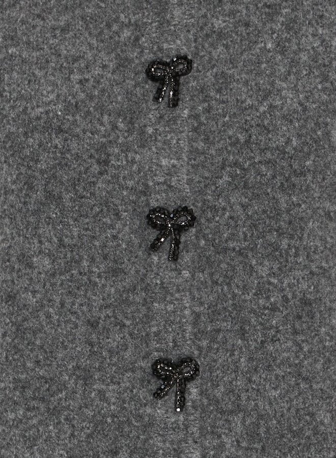 B.Young Vest BYOMEA 20818077 200456 - Dark Grey Melange