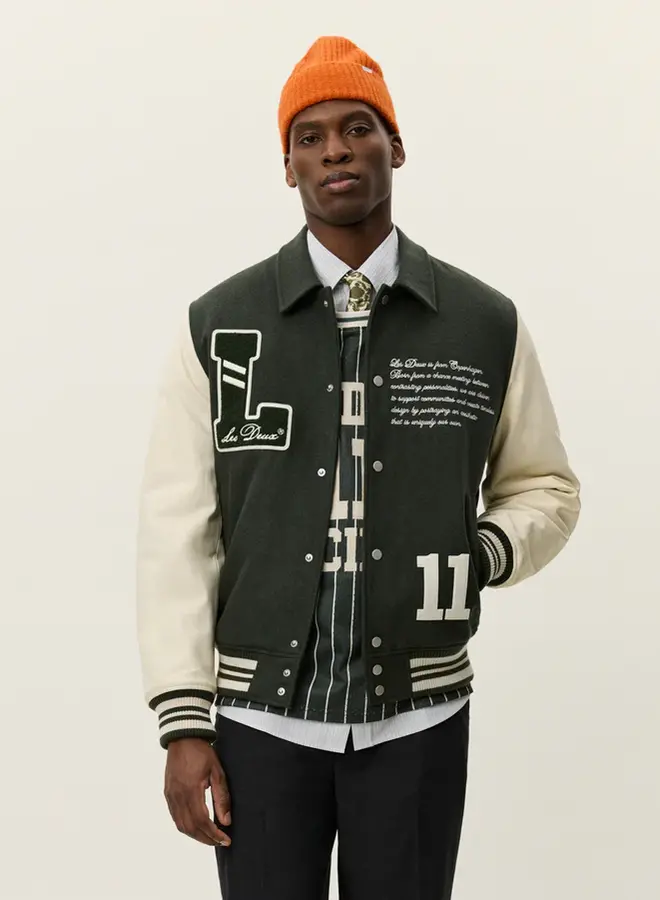 Les Deux Jas Varsity Jacket Wool 1000587 - 515