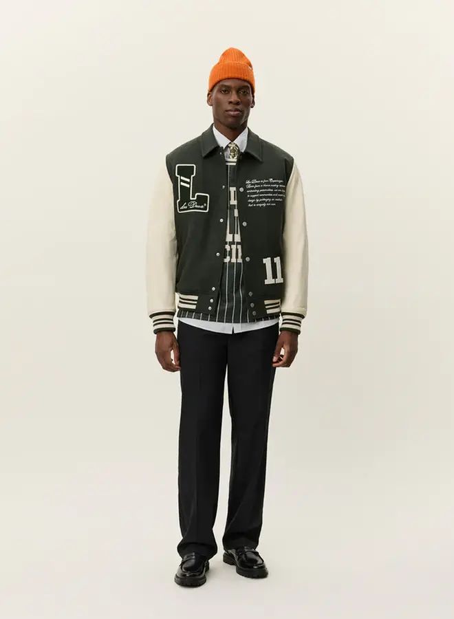 Les Deux Jas Varsity Jacket Wool 1000587 - 515