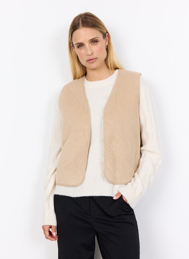 Soyaconcept Gilet Bindi 41366 - Sand