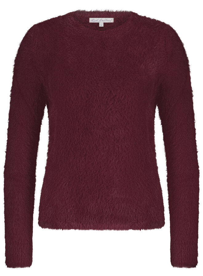 Red Button Fluffy Trui SRB4640 - 92  Ruby