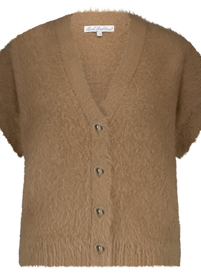 Red Button Gilet Fuzzy SRB4672 - 115  Almond