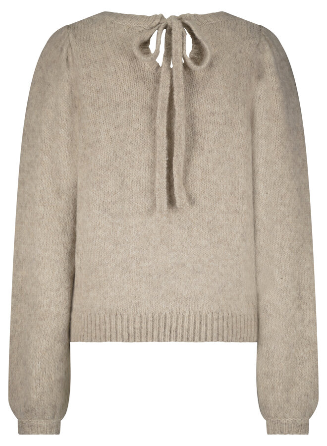 Red Button Trui Met Strikdetail SRB4740 - 87  Stone