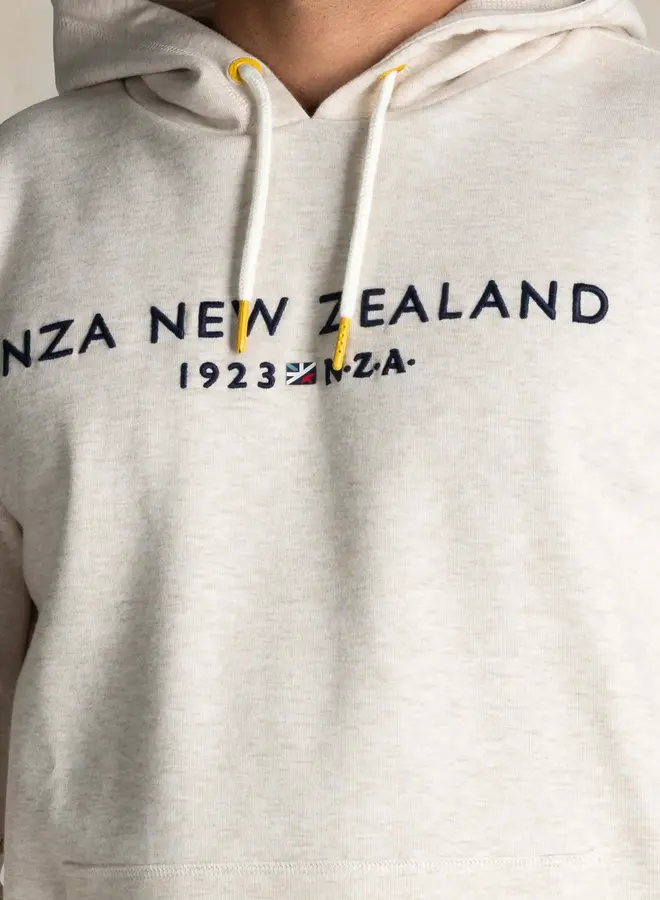 new zealand auckland NZA Trui SWEAT HOODED 25HN316 - warm beige melange