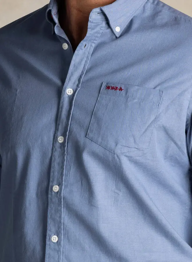 new zealand auckland NZA Overhemd 25HN500 - Soft Blue melange