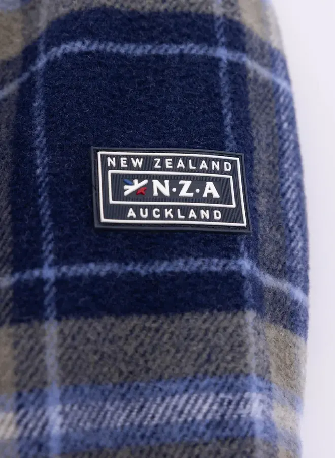 new zealand auckland NZA Overshirt 25HN578 - ICON NAVY MELANGE