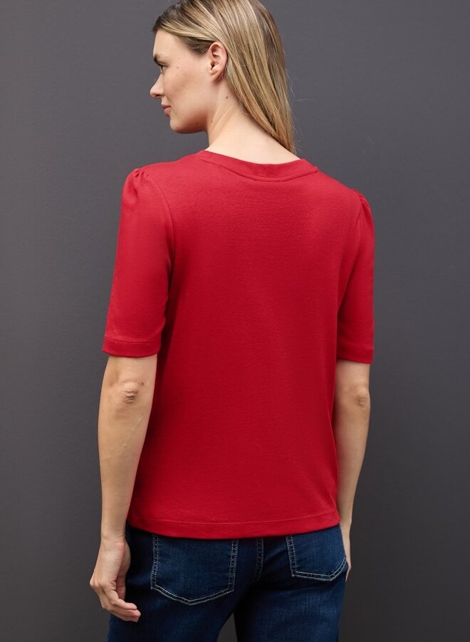 Street One Shirt  A323995 16865 - Racing Red
