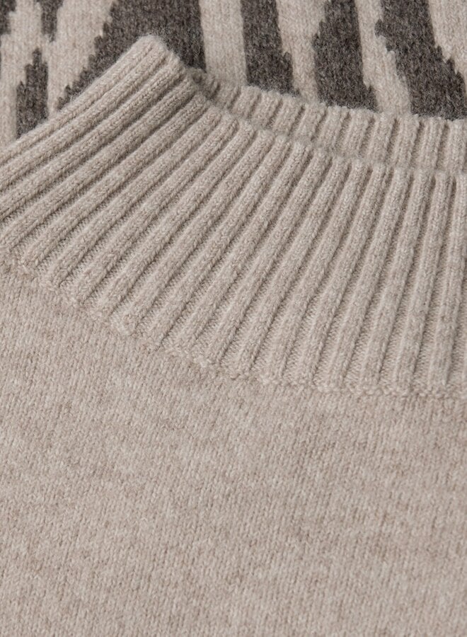 Street One Trui A303479 - Dark Nomad Brown Mel