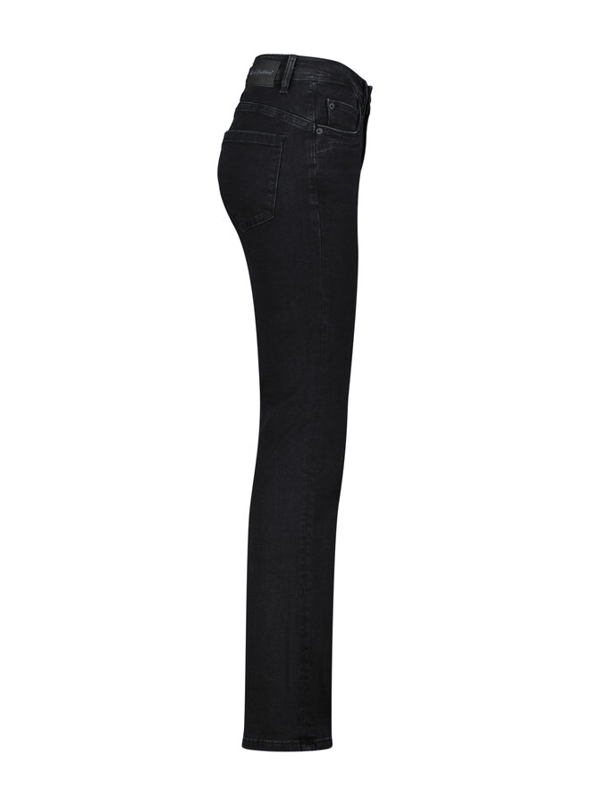 Red Button Flared Jeans Babette SRB4079 - Black