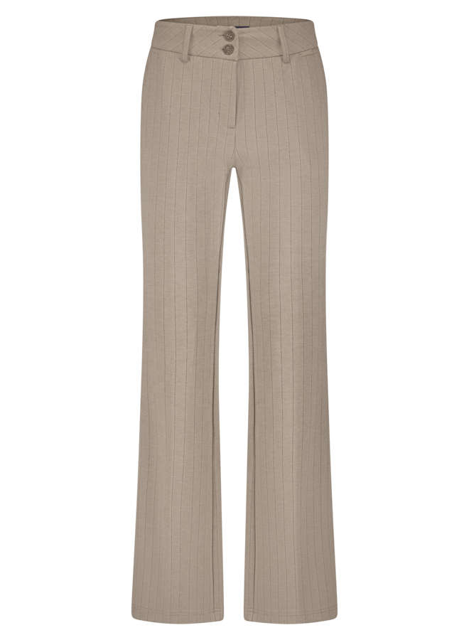 Broek Bibette Punta Pinstripe SRB4624 - 419  Warm Taupe