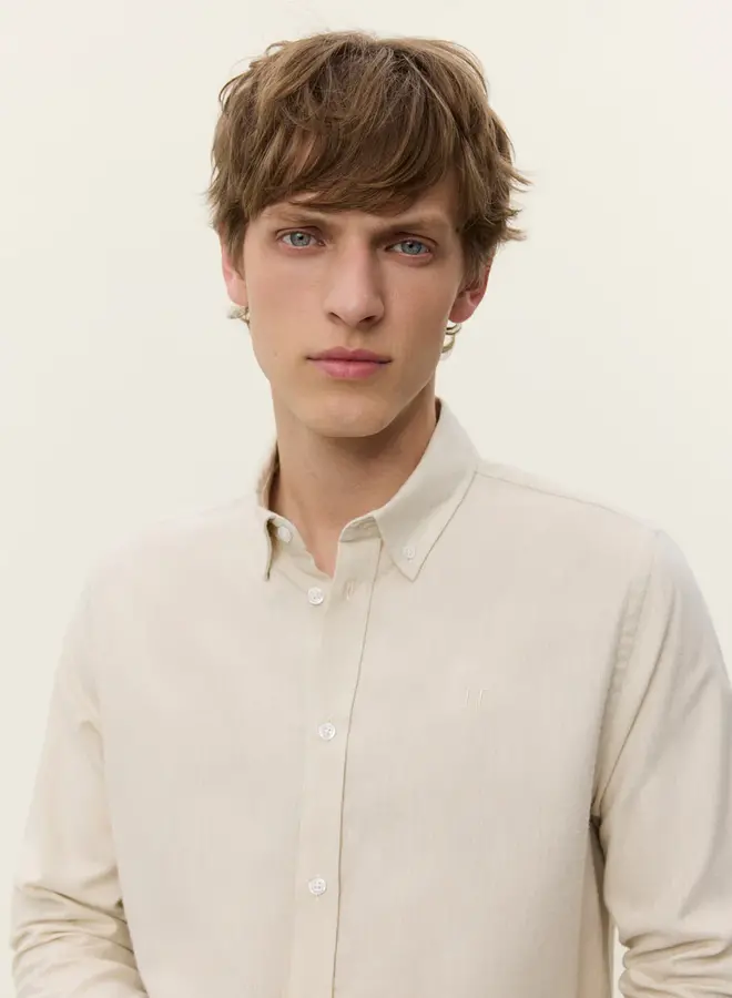 Les Deux Overhemd 1000440 Desert Reg Shirt - 215 Ivory