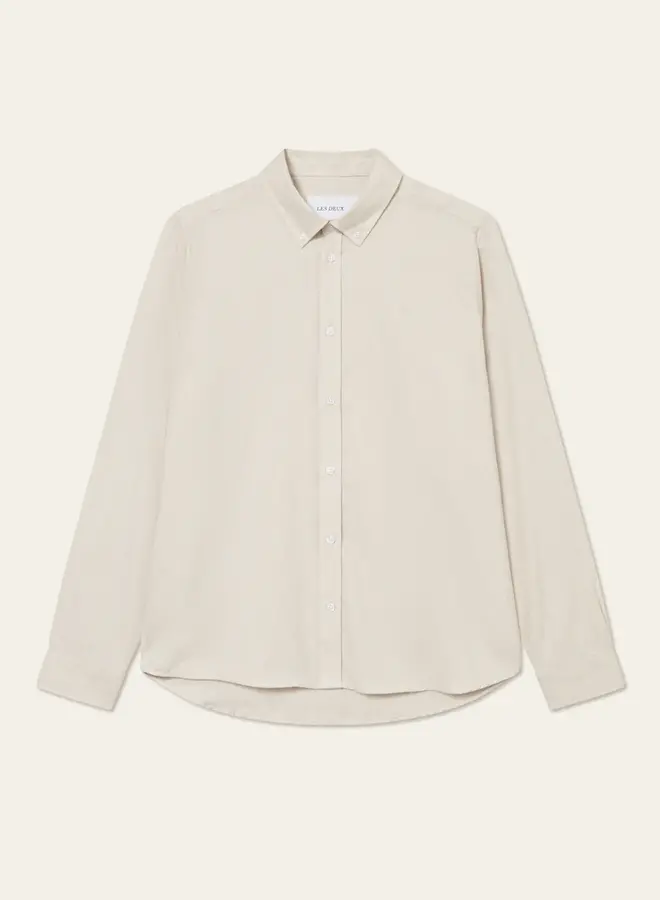 Les Deux Overhemd 1000440 Desert Reg Shirt - 215 Ivory
