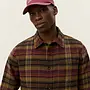Les Deux 1000546 Lennon Check Overshirt - 625 Fudge