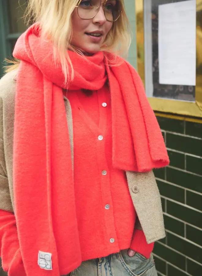 Circle of Trust Sjaal Fleur W25_132_ - 1987 Red Flame