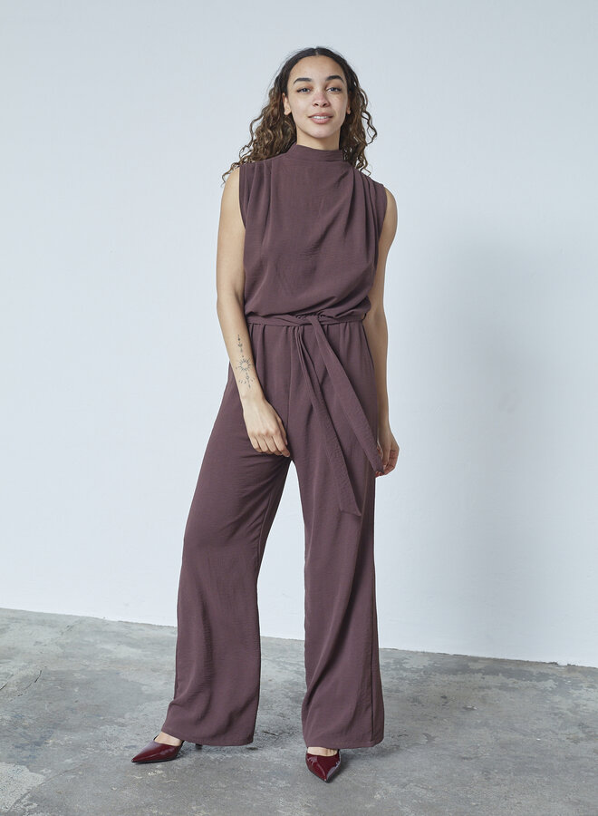 Sisters Point Jumpsuit GUTO-JU 17390 - D. Chocolate
