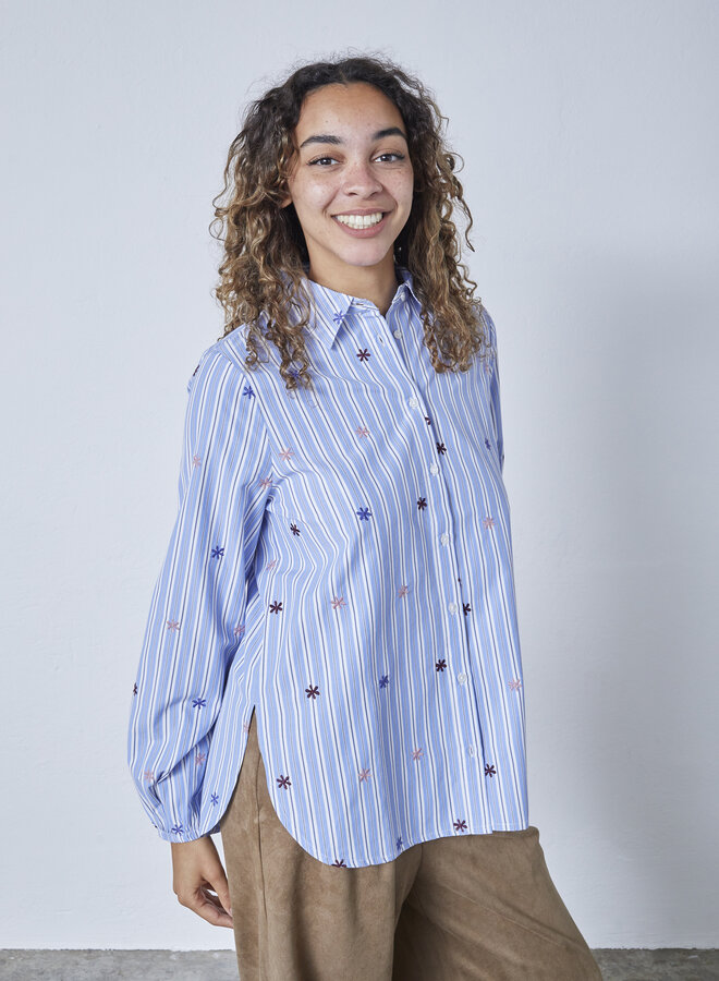 Sisters Point Blouse ISTEA-SH2 19152 834 - Blue Stripes