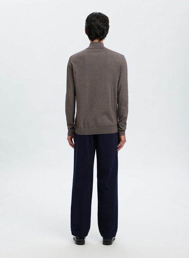 Selected Half Zip Trui  SLHBERG 16074687 - Morel Twist