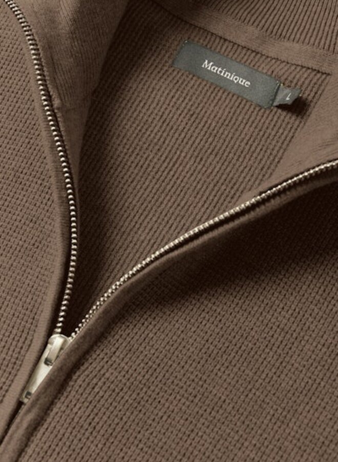 Matinique Half-Zip Trui 30207192 Malagoon Z - 1908081 Morel Melange