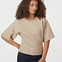 Neo Noir Trui Asha Knit Tee 164730  - Sand Melange