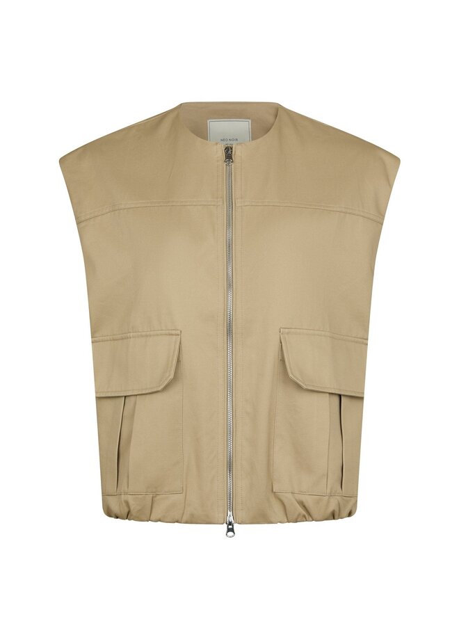 Neo Noir Vest Flo Balloon 167190 - Taupe