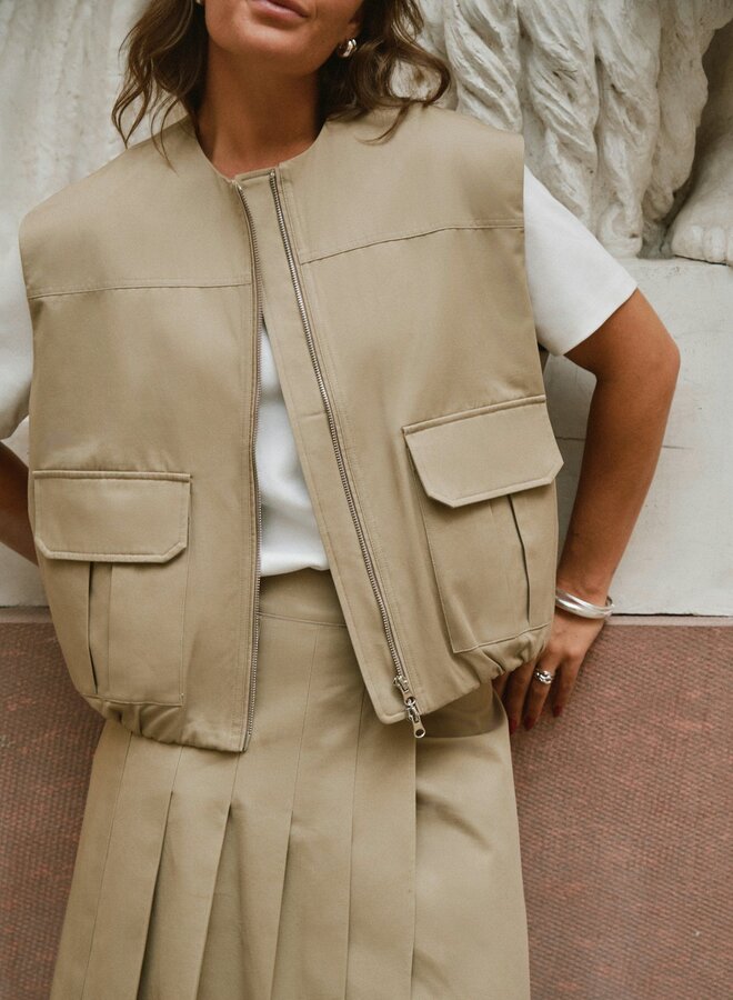 Vest Flo 167190 - Taupe