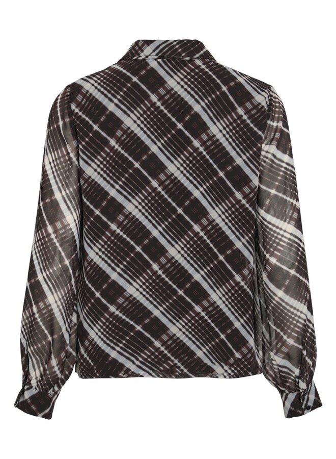 Vila Blouse VIDALIANA KIKA 14111340 - Black Beauty
