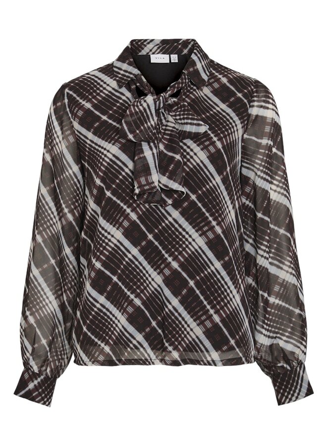Vila Blouse VIDALIANA KIKA 14111340 - Black Beauty