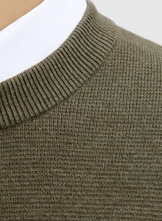 Jack & Jones Trui knit JPRBLAMILANO 12259666 - Stone Gray
